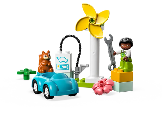Turbina eolica e auto elettrica