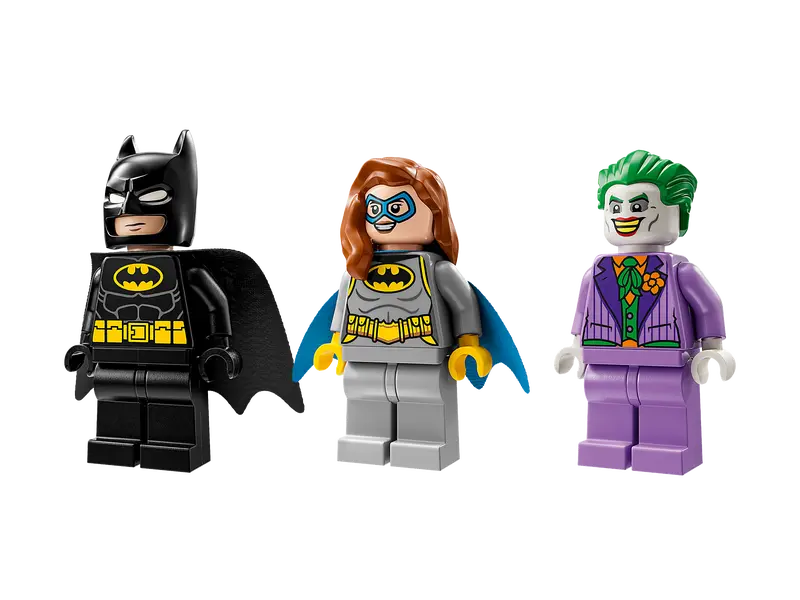 Batcaverna con Batman, Batgirl e The Joker