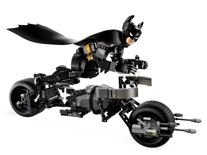 Personaggio costruibile di Batman con Bat-Pod
