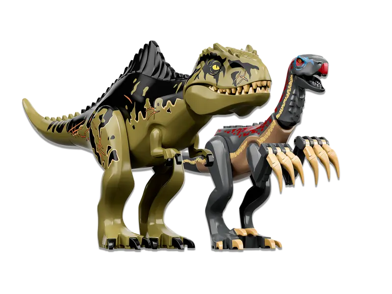 L’attacco del Giganotosauro e del Terizinosauro