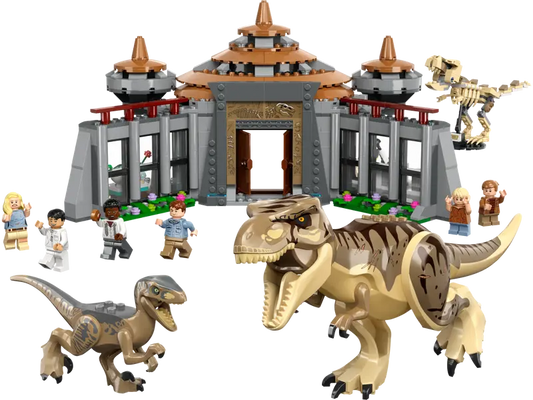 Centro visitatori: l’attacco del T. rex e del Raptor