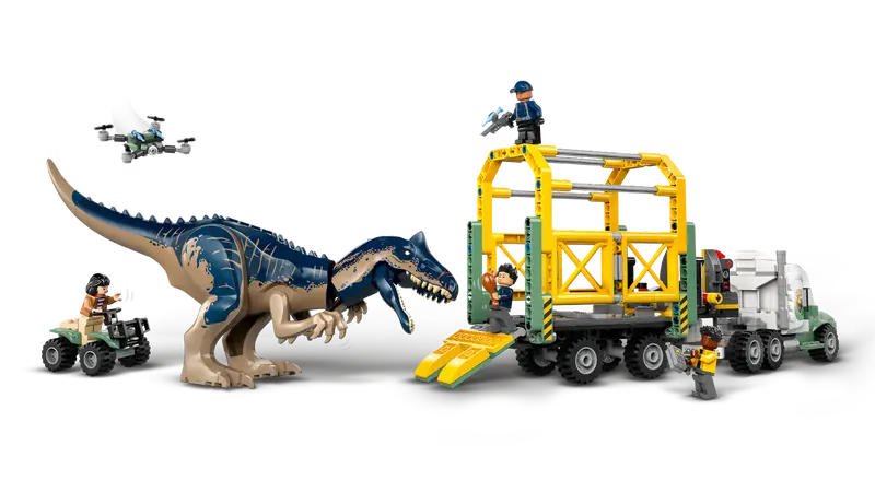 Missione dinosauro: camion di trasporto dell’allosauro